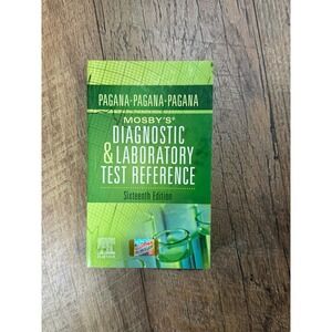 Mosby's Diagnostic and Laboratory Test Reference 16th Edition Pagana Elsevier